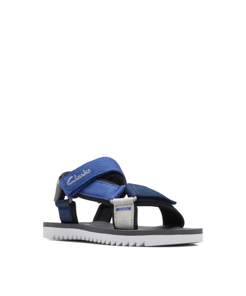 Clarks - Peak Web Kid Blue Combi Textile Clarks - Peak Web Kid Blue Combi Textile